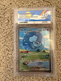 Pokemon Bubble Mew Ex 232/091 Paldean Fates ACE 10